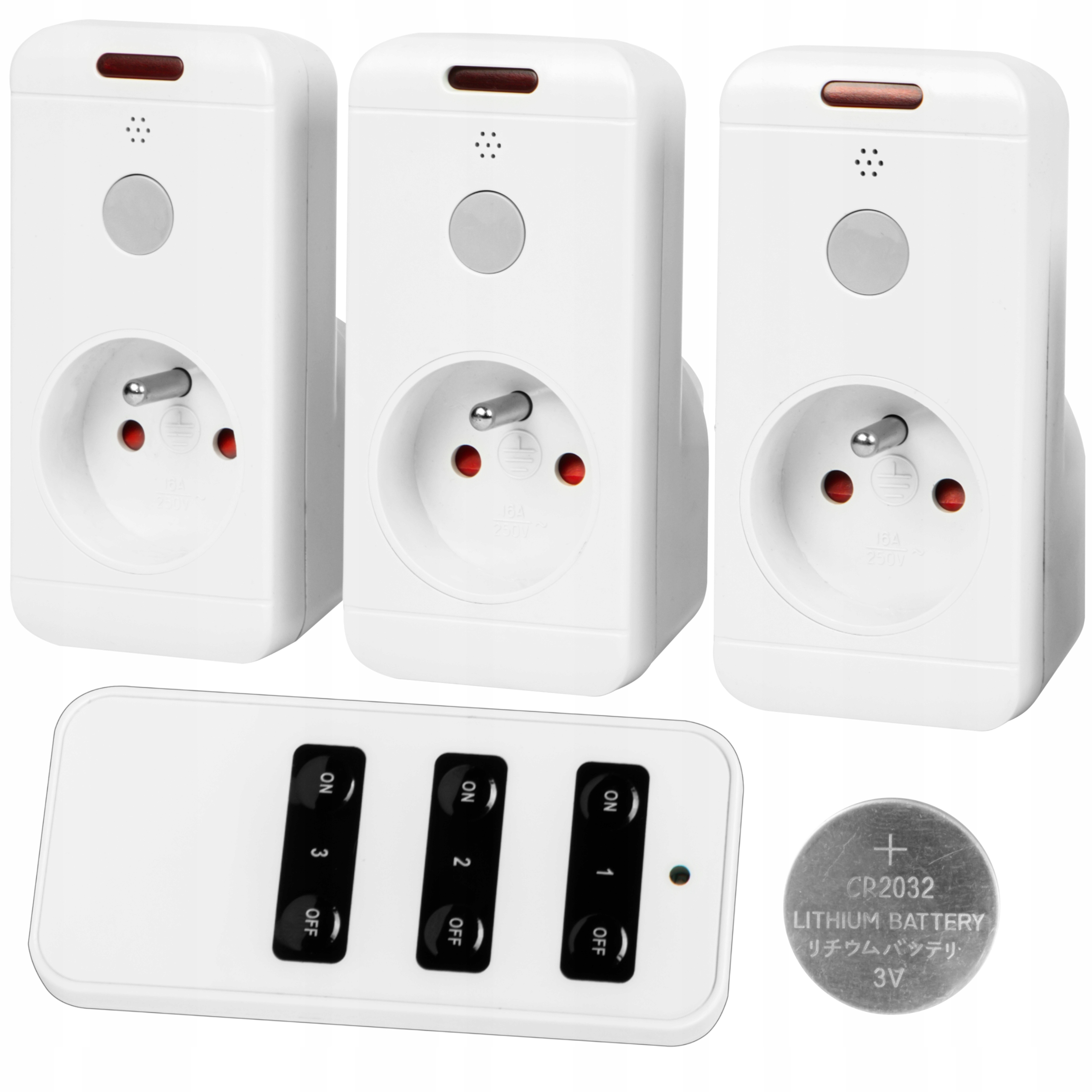 Diaľkovo ovládaná elektrická zásuvka Blow biela
